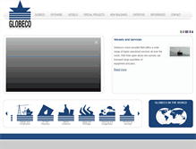 Tablet Screenshot of globeco.com